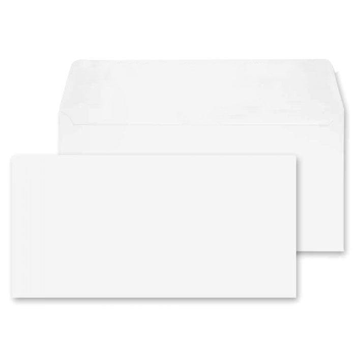 110 x 220mm DL Cadair Idris Bright White Peel & Seal Wallet 3205
