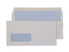 110 x 220mm DL Ben Nevis White Window Self Seal Wallet 3406