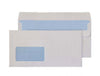 121 x 235mm  Ben Nevis White Window Self Seal Wallet 3416