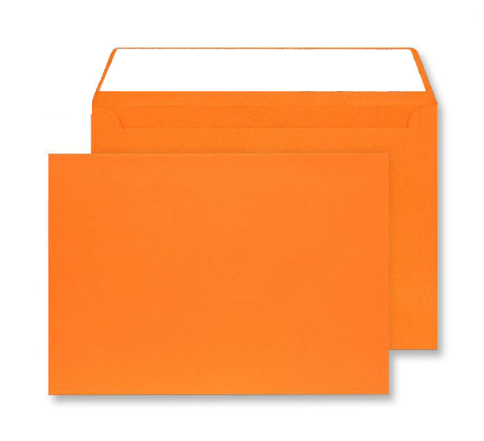 162 x 229mm C5 Cascade Sunset Orange Peel & Seal Wallet 5305