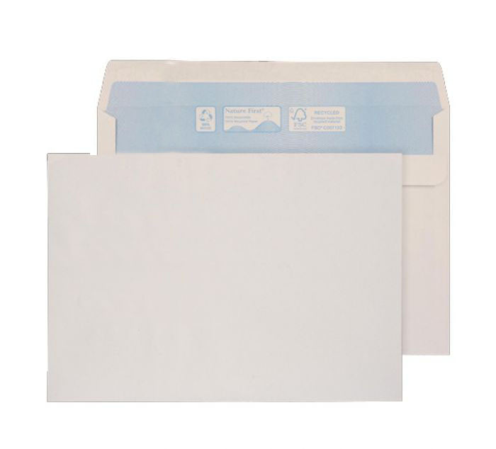 162 x 229mm C5 Tryfan Recycled White Self Seal Wallet R3413